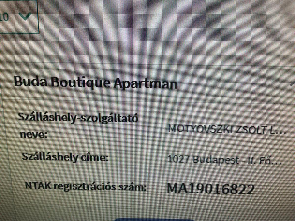Buda Boutique Apartment Budapeszt Zewnętrze zdjęcie